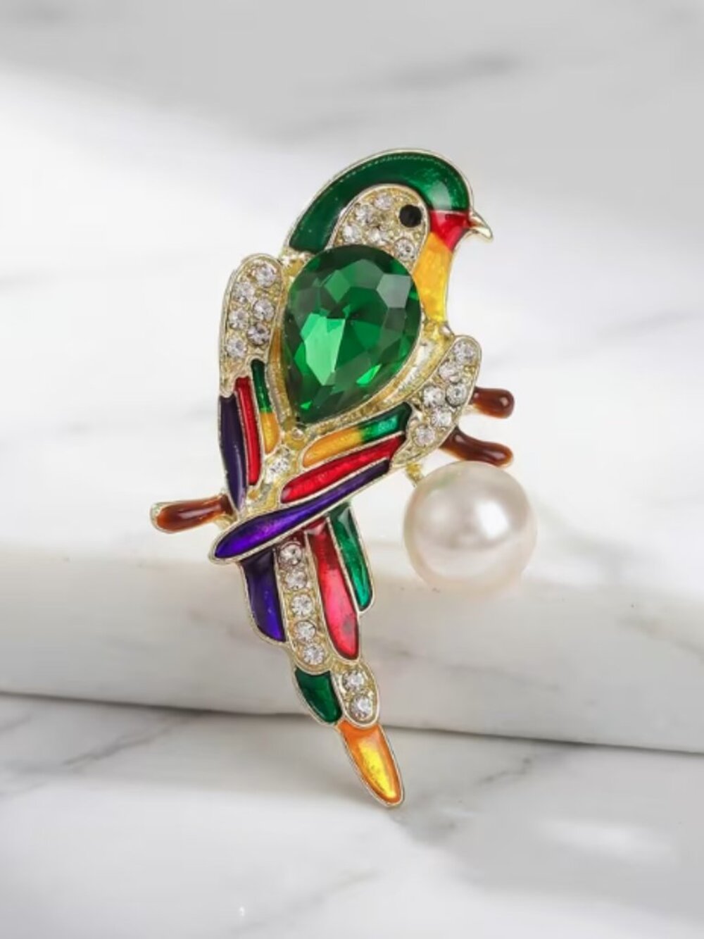 🍏50% OFF/3+...Parrot Brooch